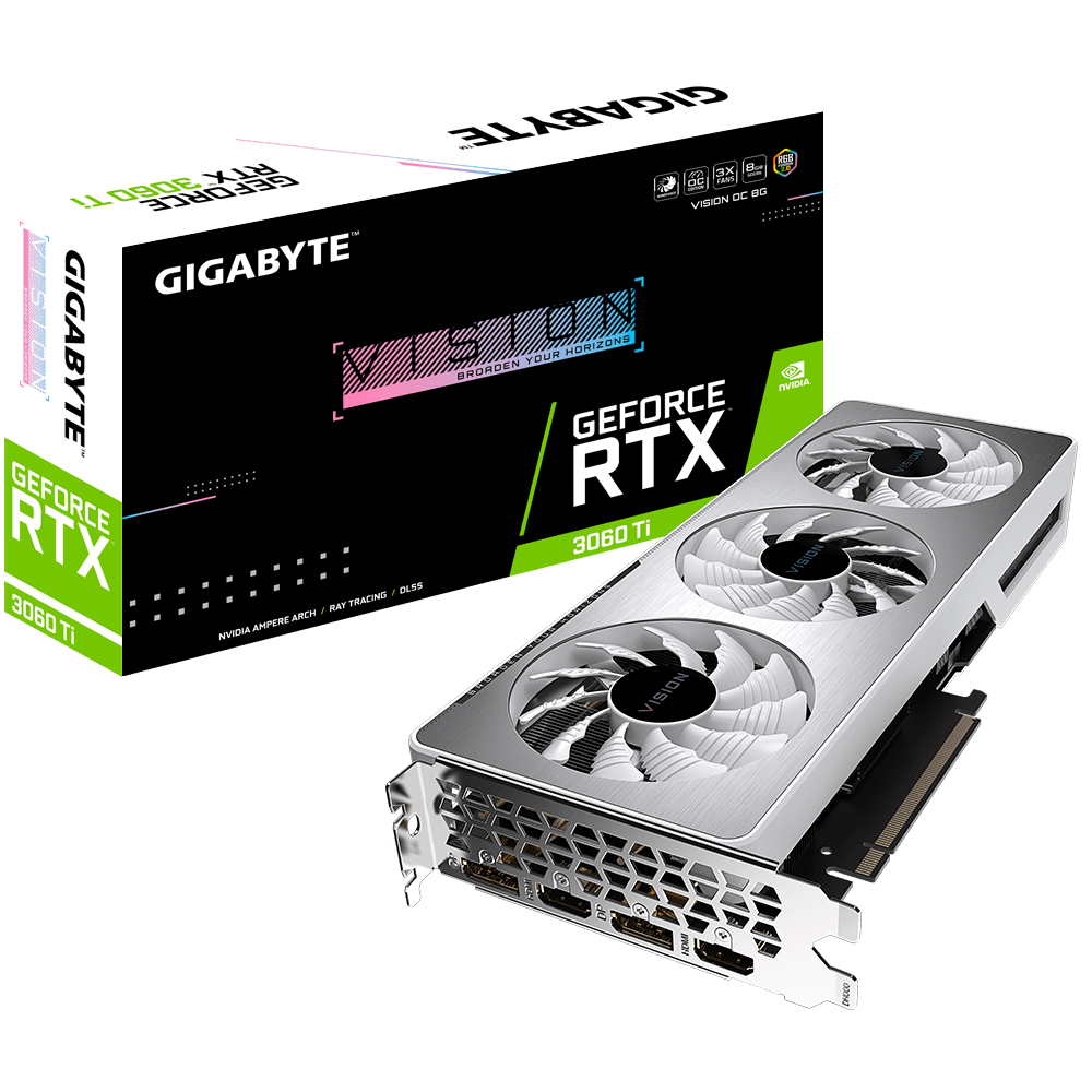 Tarjeta gráfica NVIDIA GeForce RTX 3060 Ti EAGLE 8GB VRAM en República Dominicana