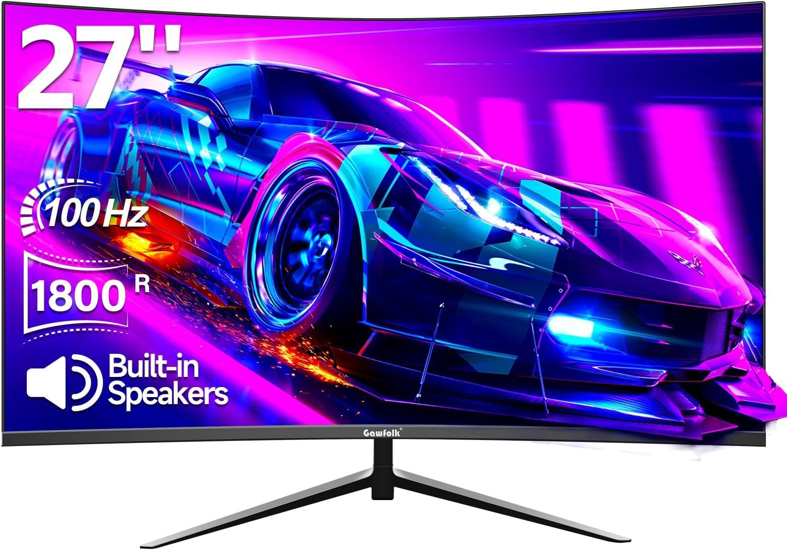 Monitor Gawfolk 27" Full HD 1920x1080 100Hz en República Dominicana