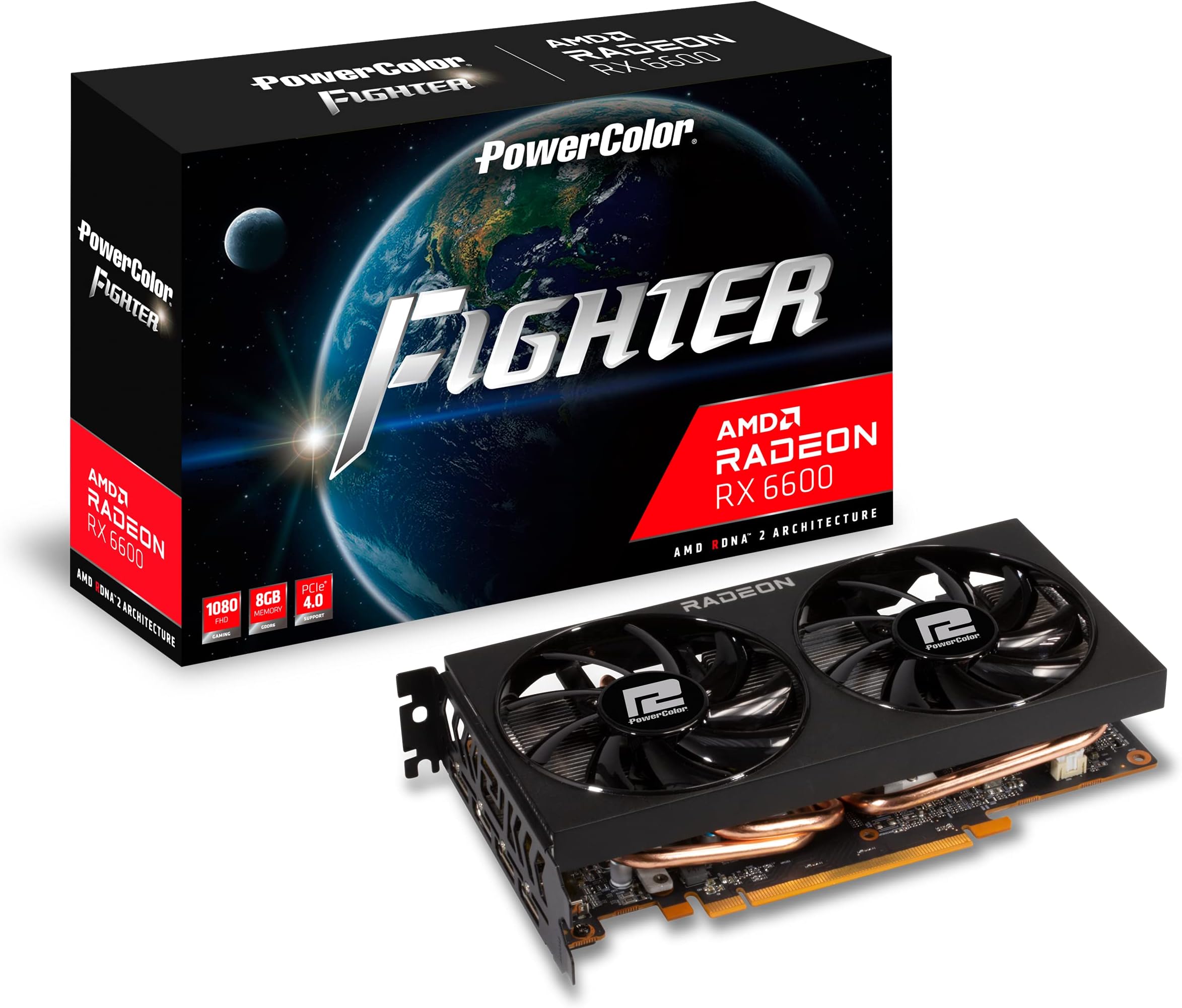 Tarjeta Gráfica PowerColor Hellhound AMD Radeon RX 6600 en República Dominicana