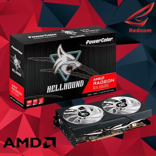 Tarjeta Gráfica PowerColor Hellhound AMD Radeon RX 6600 en República Dominicana