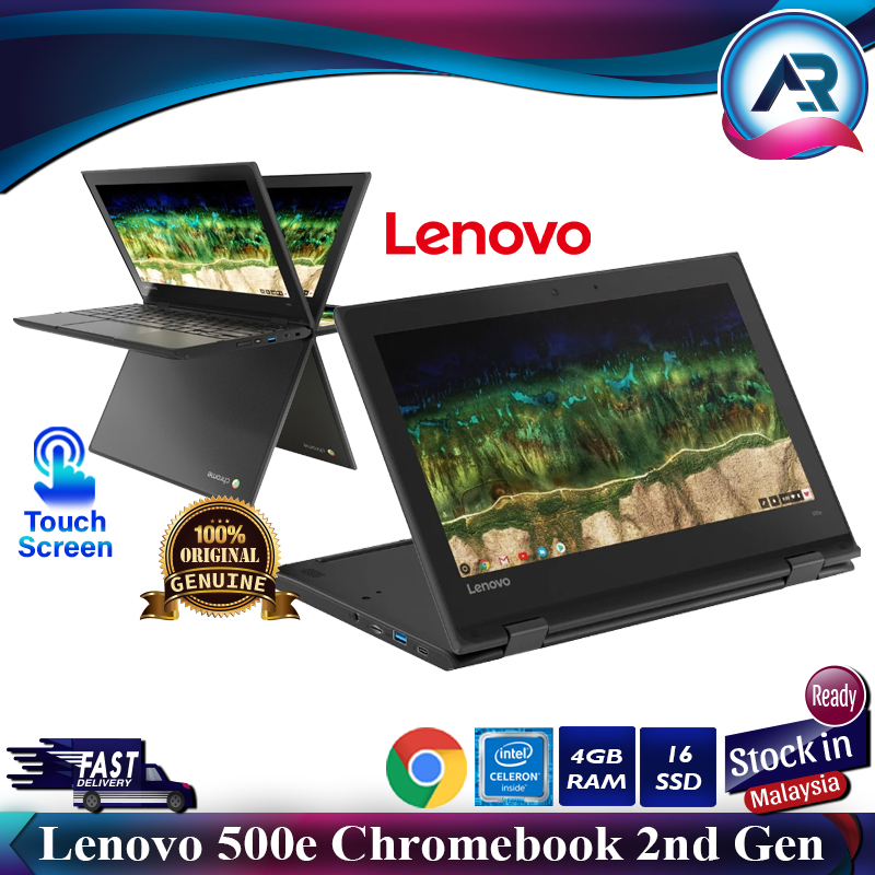 Lenovo Chromebook 500e 2da Generación Convertible con Pantalla Táctil