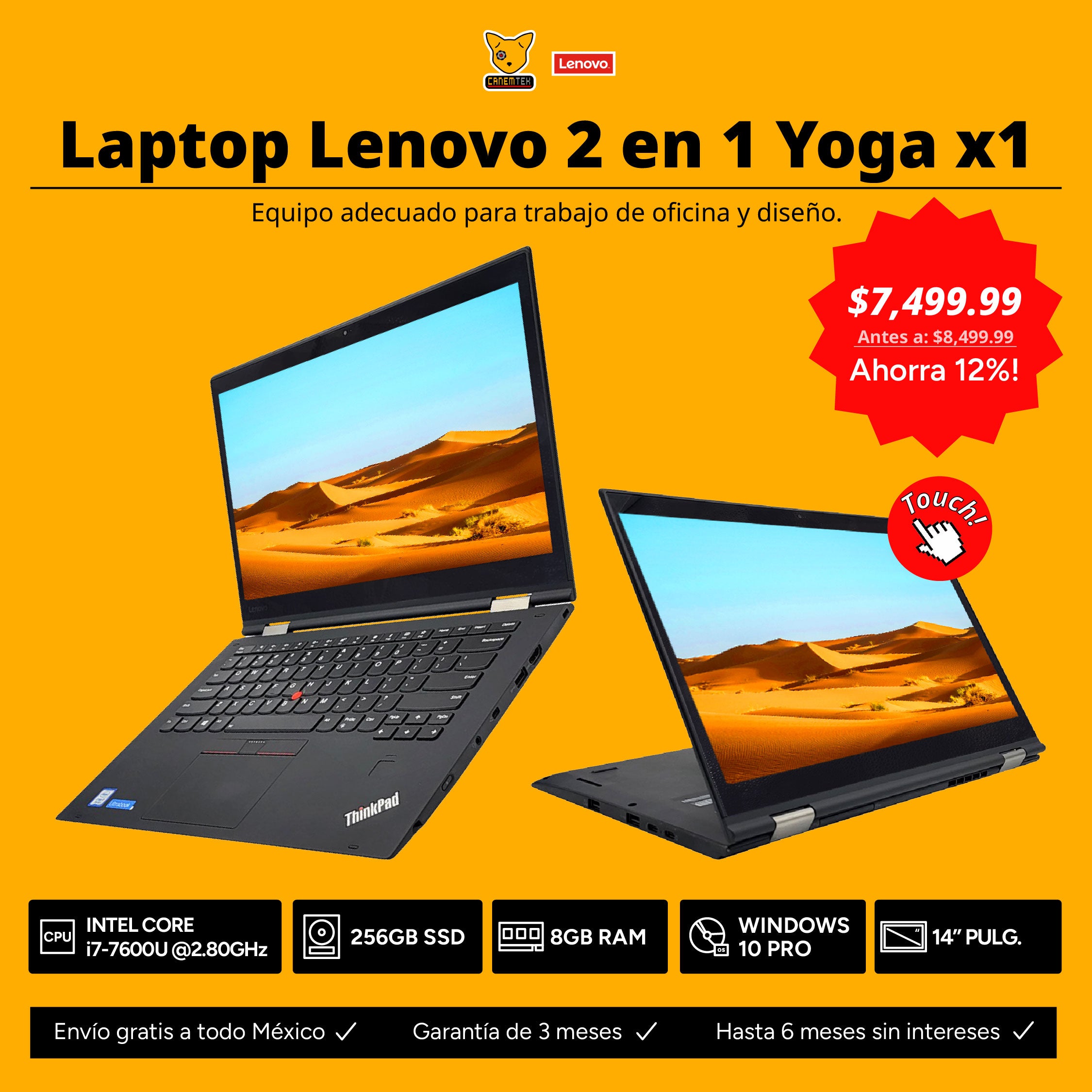 Mini CPU Lenovo con Procesador Intel Core i7 7ma Generación, 8GB RAM DDR4, SSD 256GB y Conectividad WiFi en República Dominicana