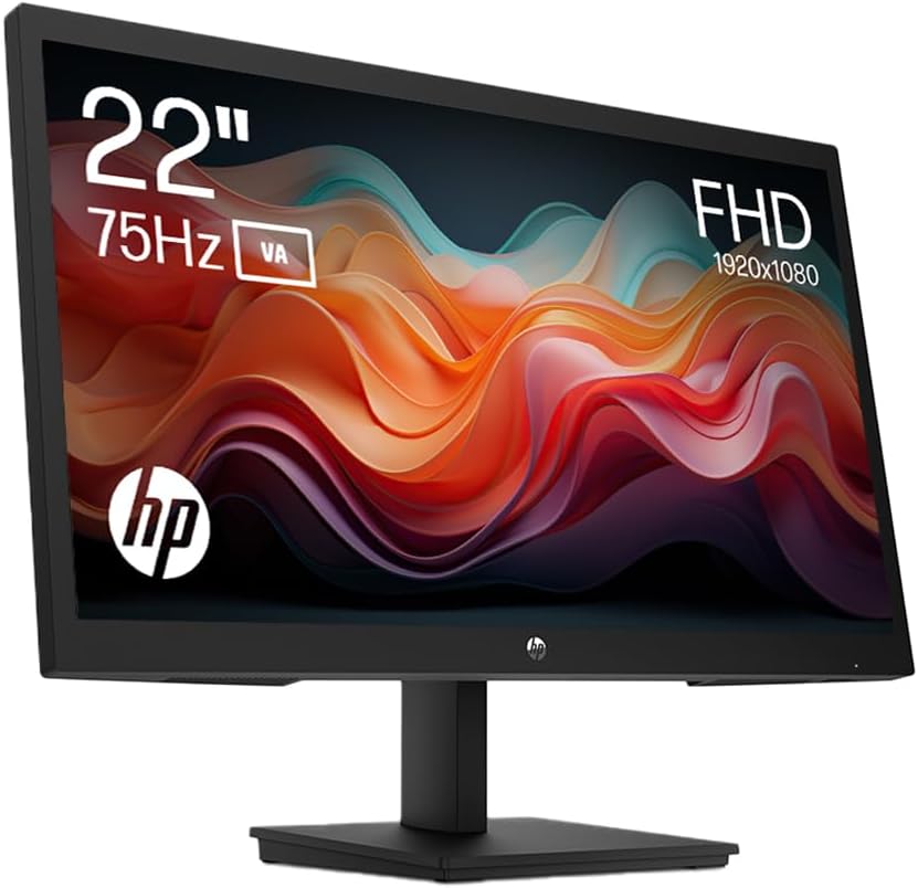 Monitor HP 22" Bordes Finos con Conexión HDMI en República Dominicana