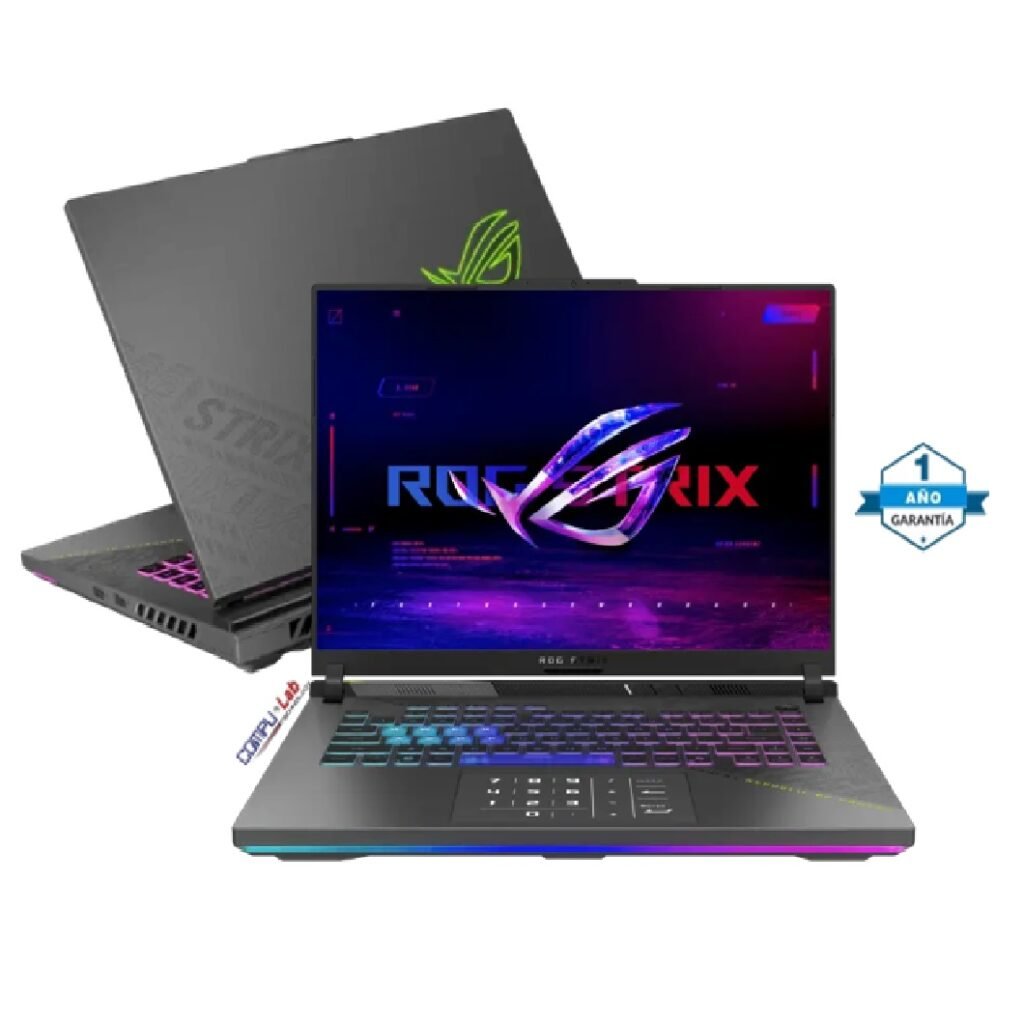 Portátil ASUS ROG Strix G16 Ryzen 9, 16GB RAM, 1TB SSD, RTX 5060