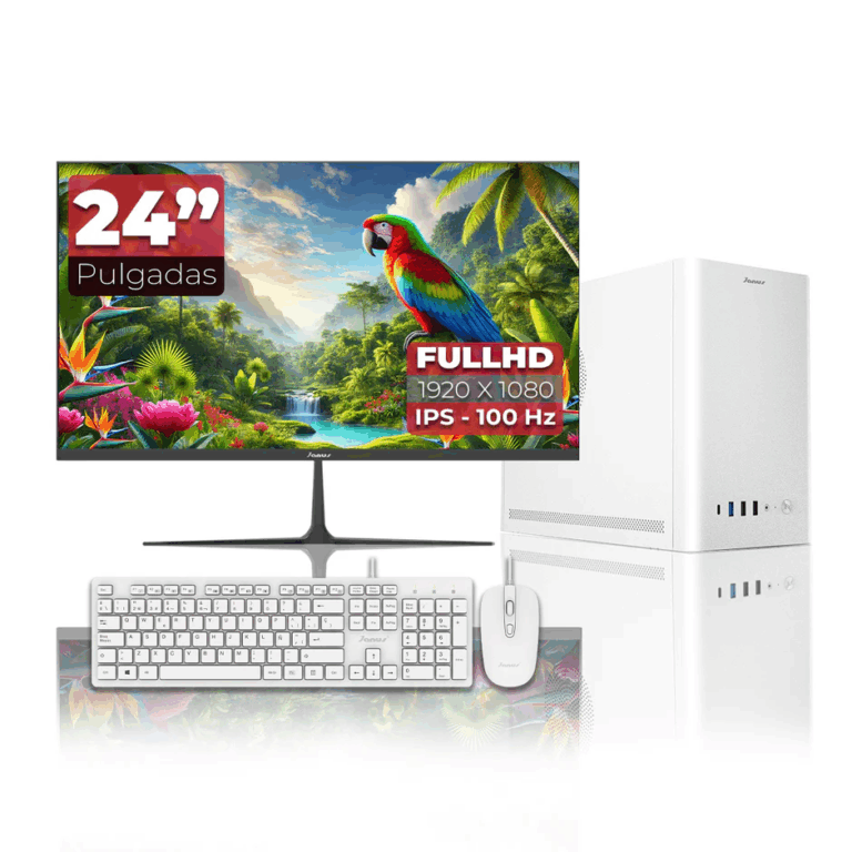 Computadora de Escritorio Core i5 7ª Generación con Monitor HP 24" Full HD, 8GB RAM DDR4 y SSD 256GB con HDMI en República Dominicana