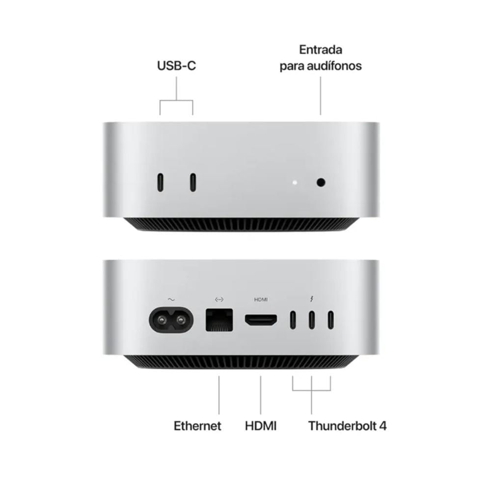 Mac mini con Chip M4, 16GB RAM y 256GB SSD, Nuevo y Sellado en República Dominicana