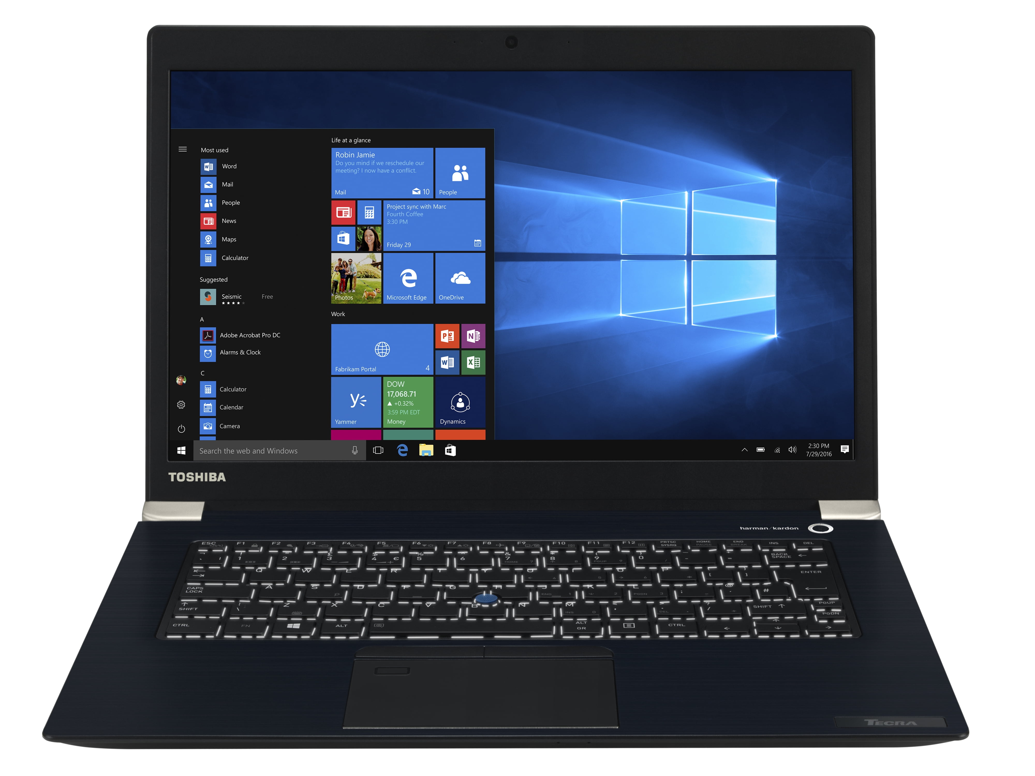 Portátil Toshiba Tecra i5 con 16GB RAM y Unidad SSD rápida