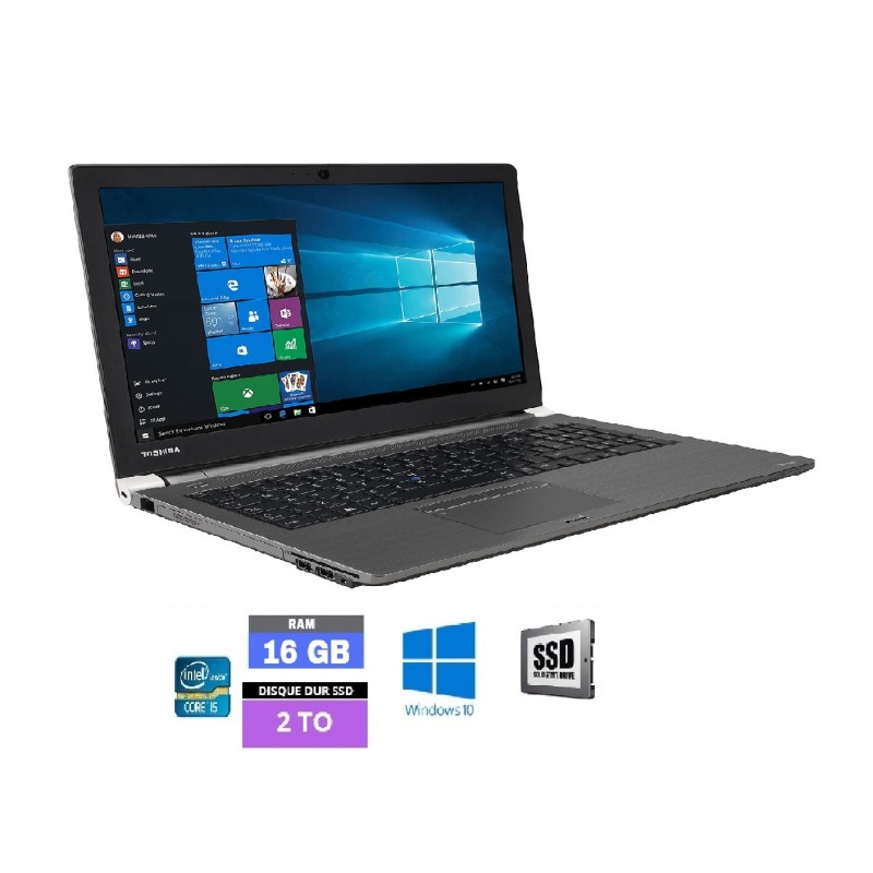 Portátil Toshiba Tecra i5 con 16GB RAM y Unidad SSD rápida en República Dominicana