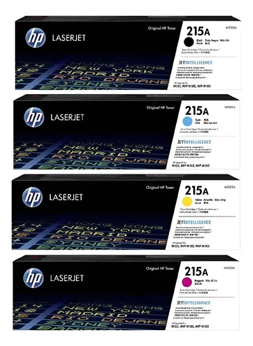 Tóner Original HP 215A en Todos los Colores