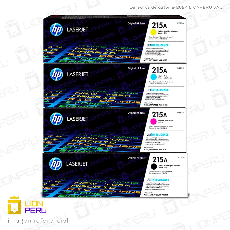 Tóner Original HP 215A en Todos los Colores en República Dominicana