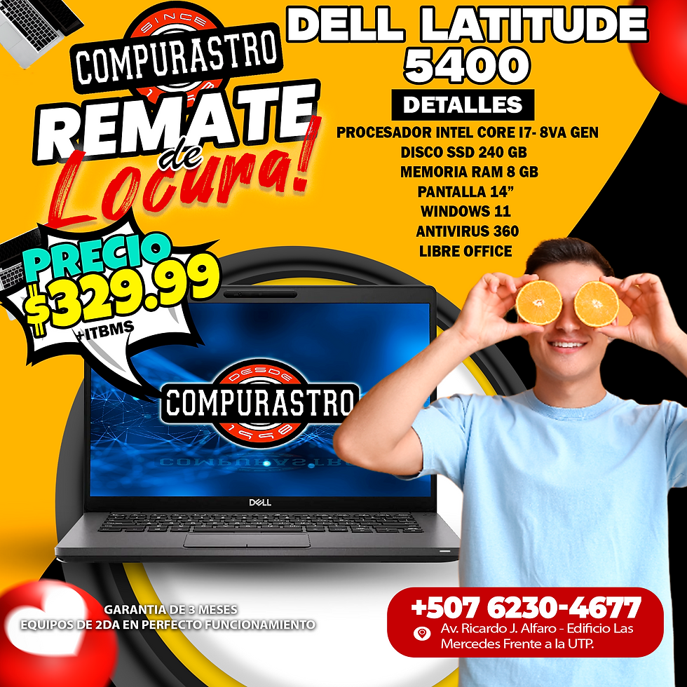 Laptop Dell Latitude 5400 en Excelente Estado, Poco Uso, Precio Negociable en República Dominicana