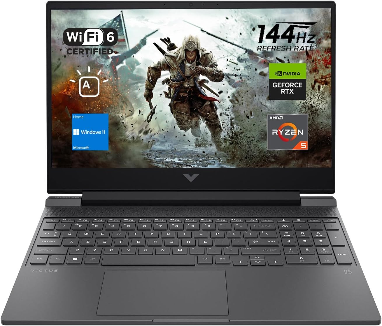Laptop HP Victus Ryzen 7 5800H 16GB RAM SSD 512GB NVIDIA RTX 3050 Ti 4GB Pantalla 15.6" 144Hz en República Dominicana
