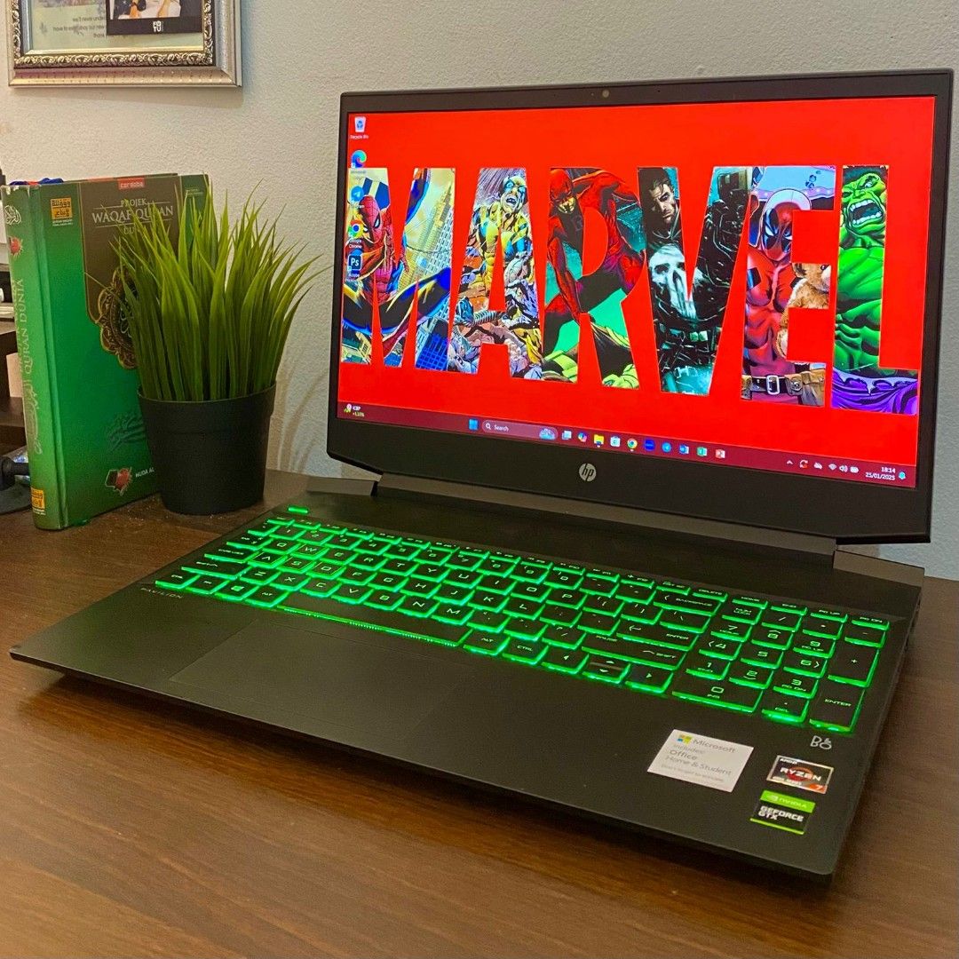 Portátil Gaming HP Pavilion Ryzen 7 con GTX 1660 Ti 6GB, 12GB RAM y SSD 512GB en República Dominicana