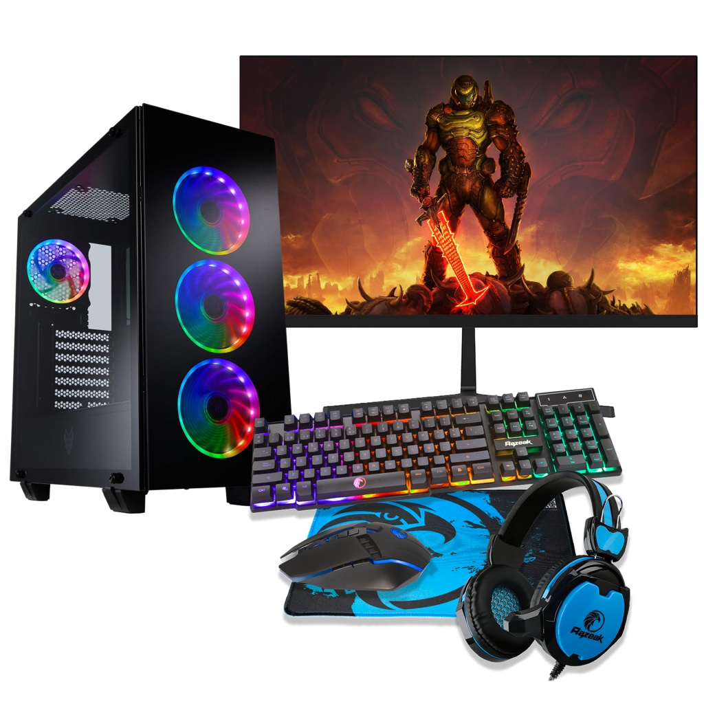 Computadora Gamer Completa con Procesador Ryzen 5 5500 en República Dominicana