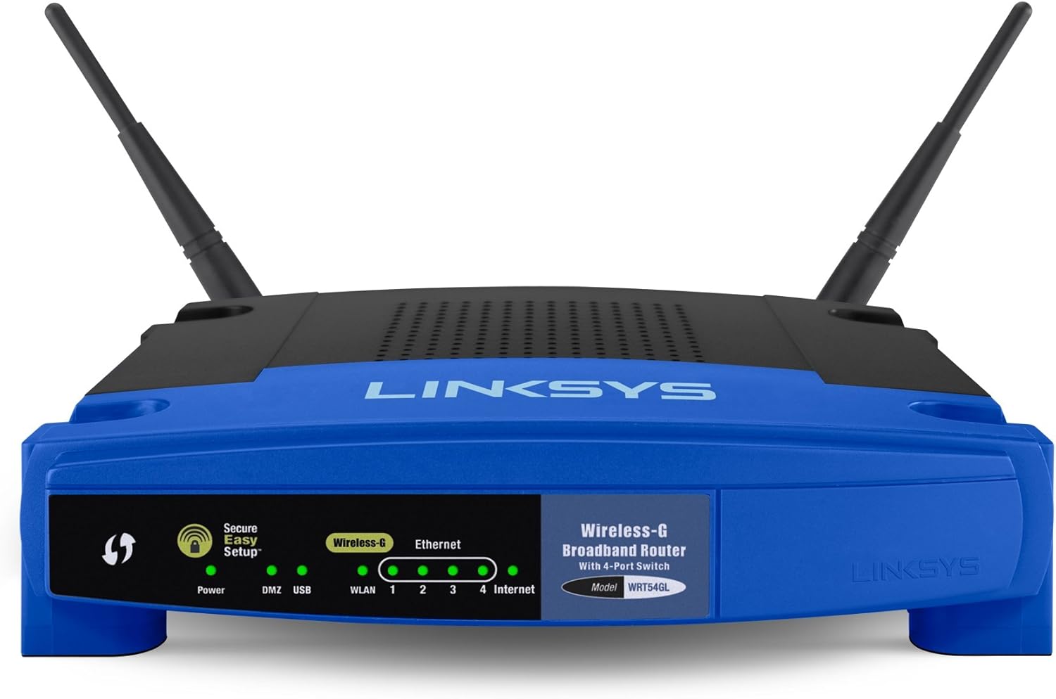 Punto de acceso LinkSys WRT54GTM con firmware DD-WRT instalado