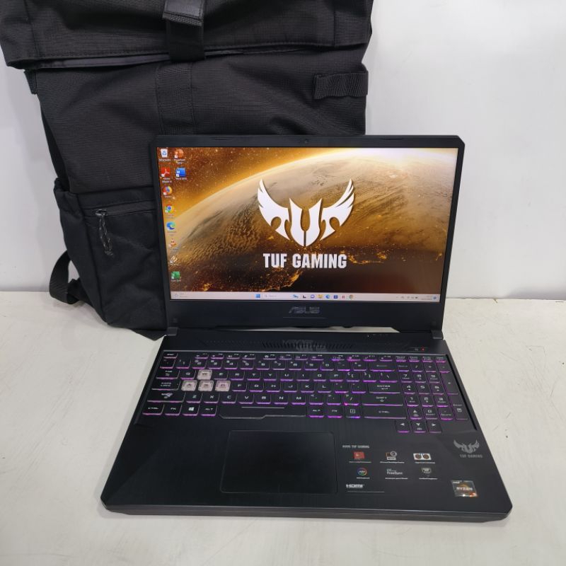 Asus TUF FX505DY con Ryzen 5 3550H a 2.10 GHz y 16 GB RAM, gráfica dedicada de 4 GB