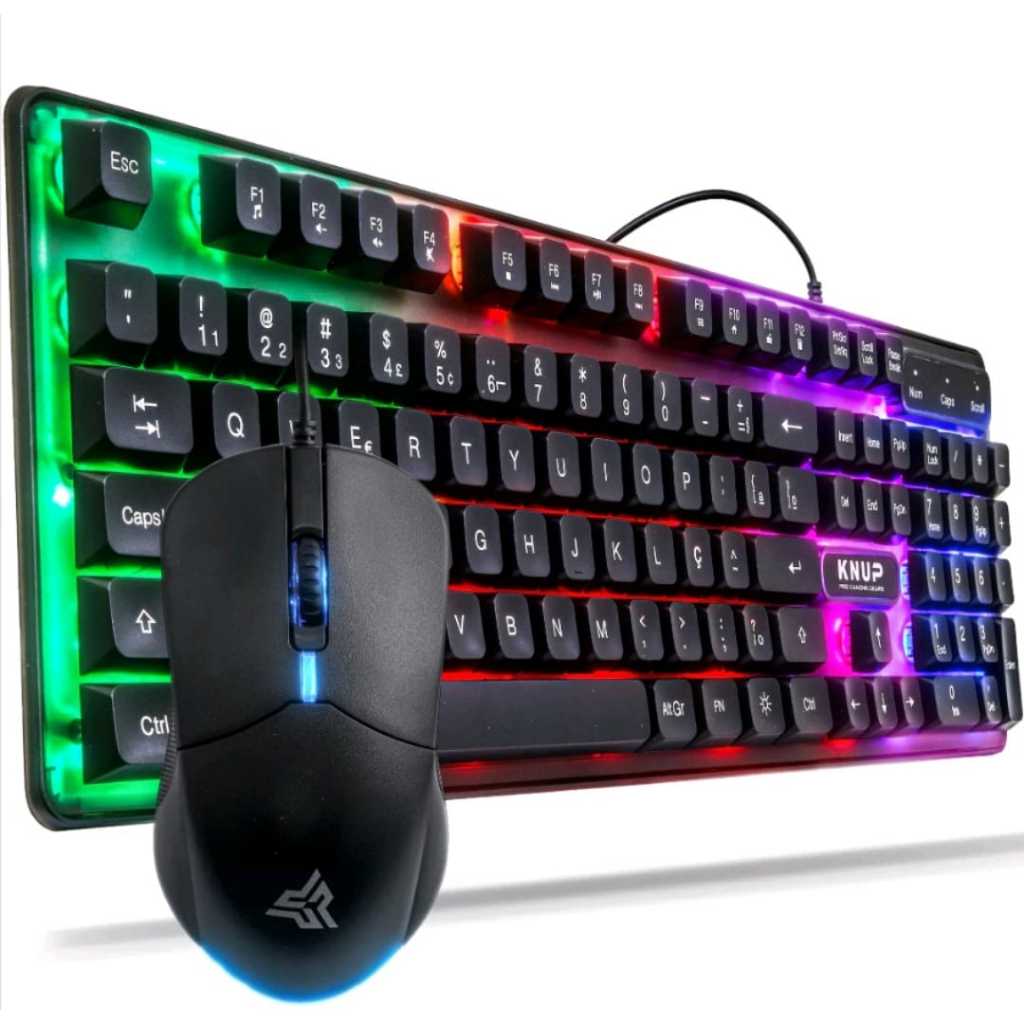 Teclado y Ratón Gamer con Iluminación RGB