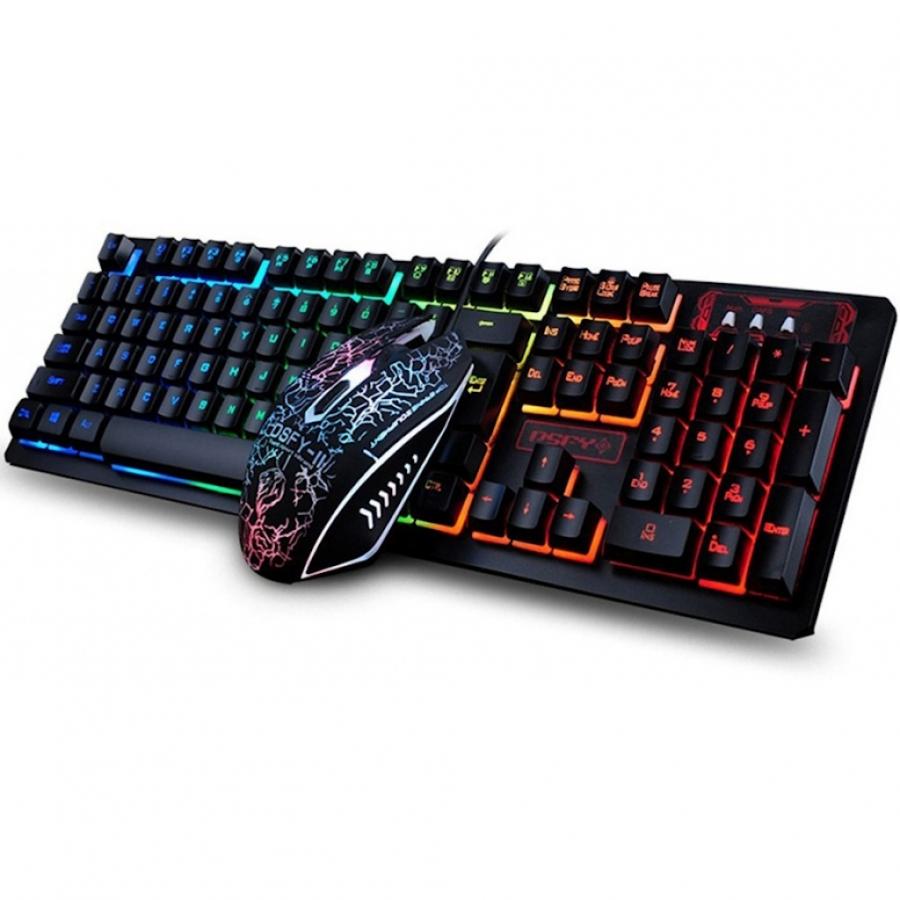 Teclado y Ratón Gamer con Iluminación RGB en República Dominicana