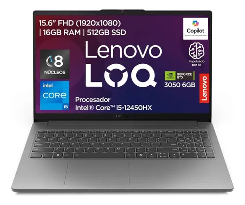 Laptop Lenovo Loq Nueva Sellada, Rendimiento Confiable