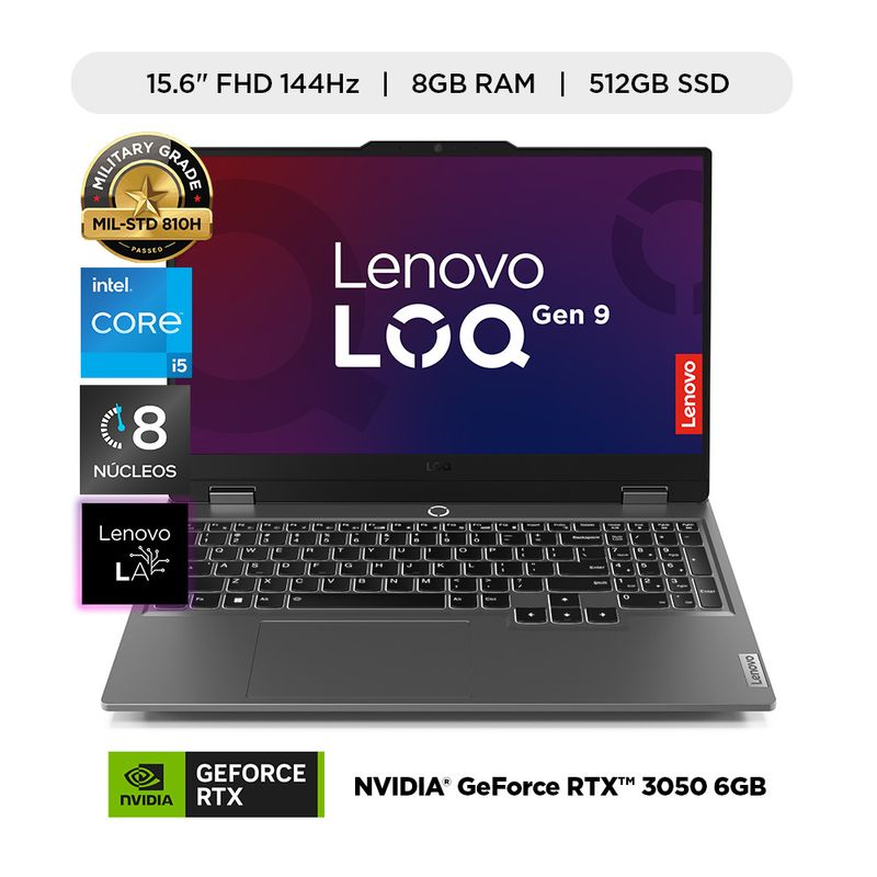 Laptop Lenovo Loq Nueva Sellada, Rendimiento Confiable en República Dominicana