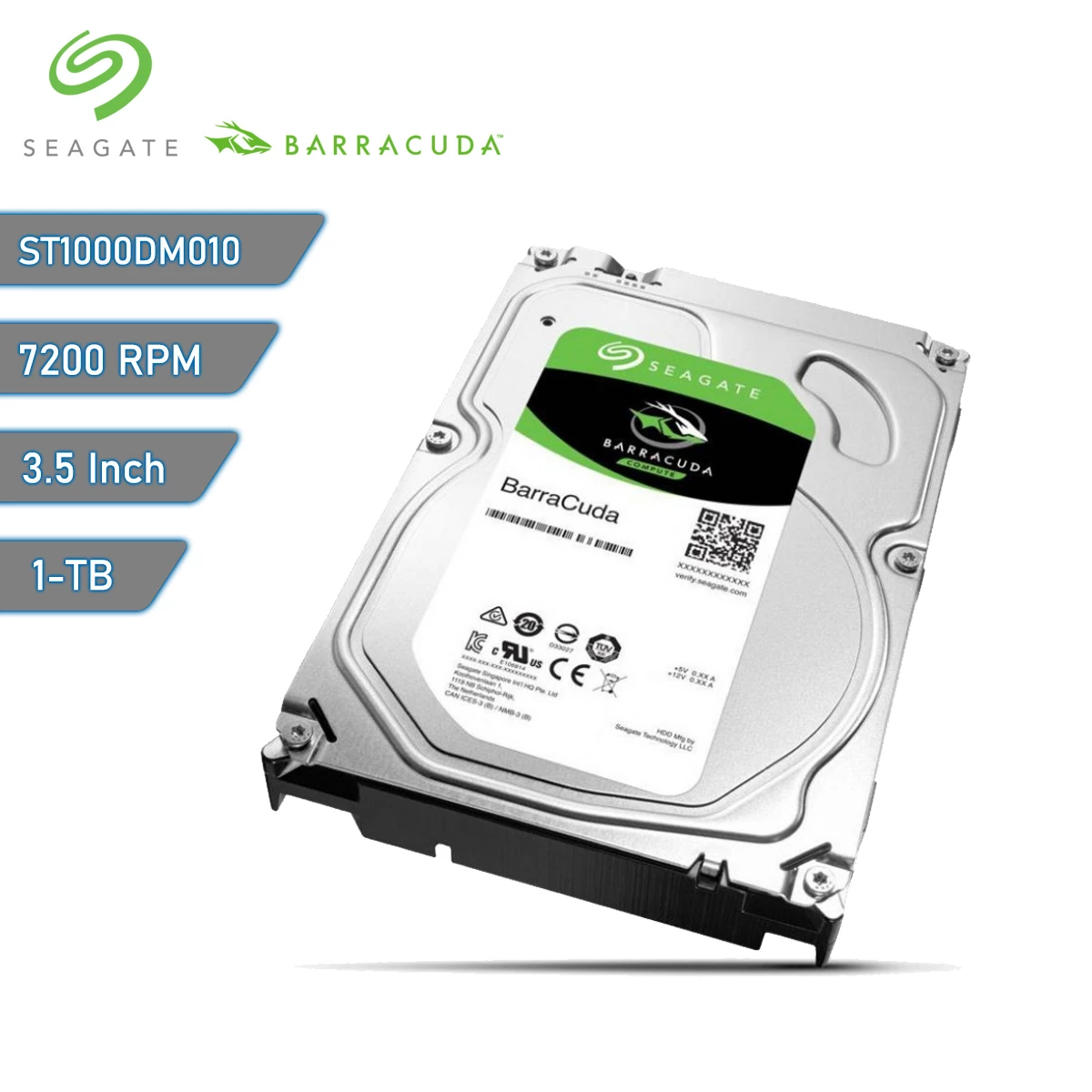 Disco Duro Seagate Barracuda 1TB ST1000DM010 Rendimiento Seguro y Eficiente en República Dominicana