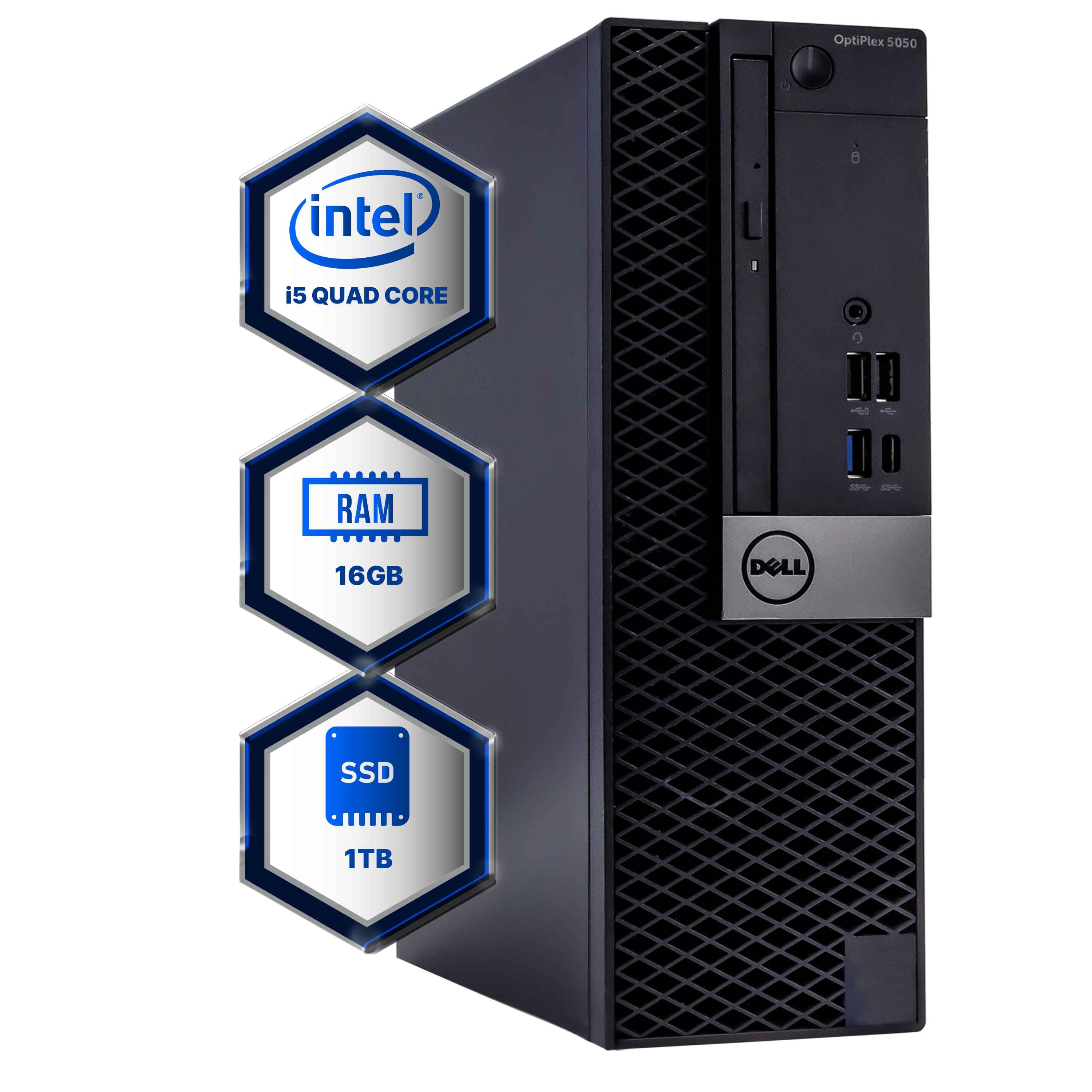Computadora Dell Optiplex 5050 con Intel i5 de 7ma generación, 8GB RAM, Disco Duro 500GB, Windows 10 en República Dominicana