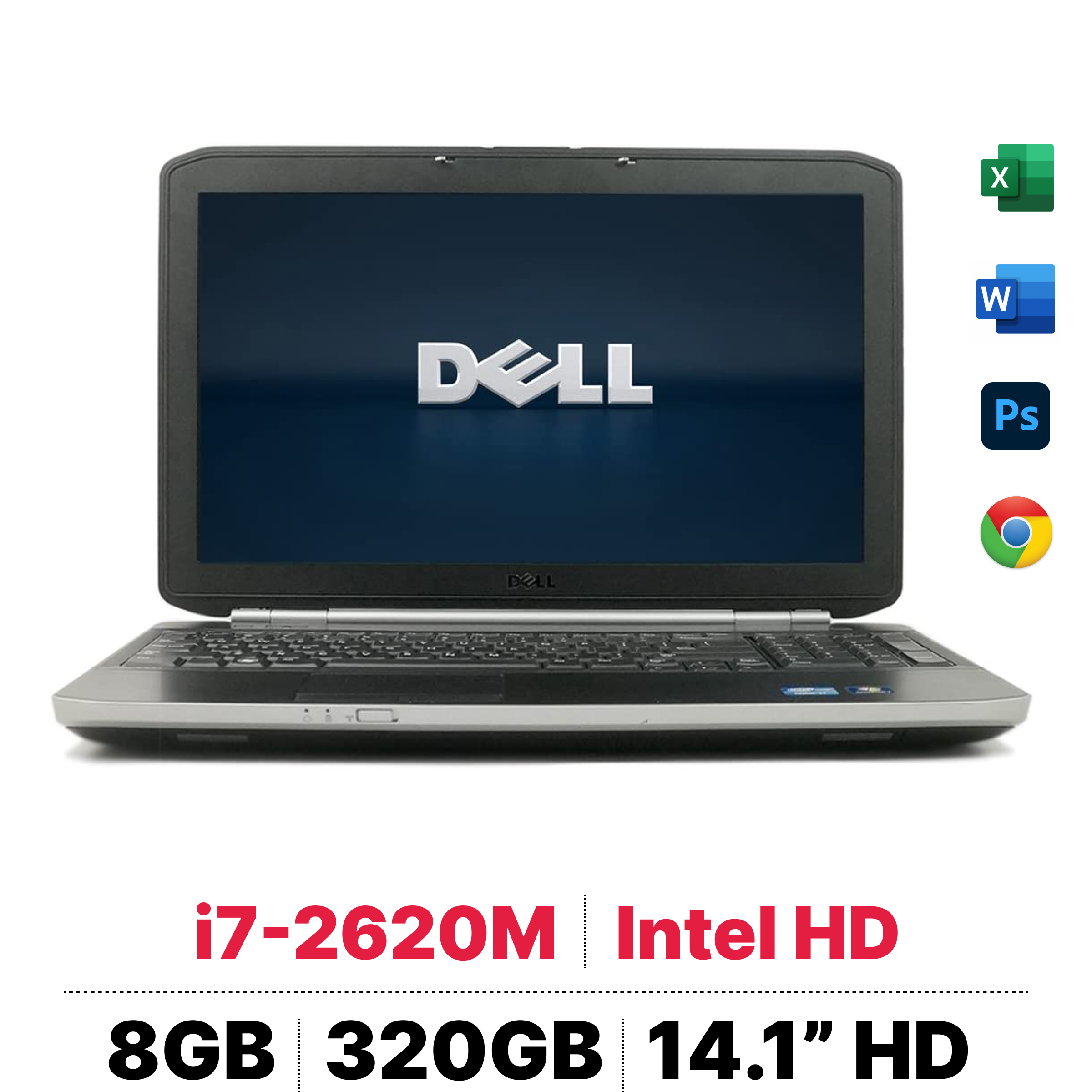 Laptop Dell Latitude E5520 con Procesador Intel i5 de 2ª Generación, 320GB HDD, 6GB RAM, Pantalla 15.6" en República Dominicana