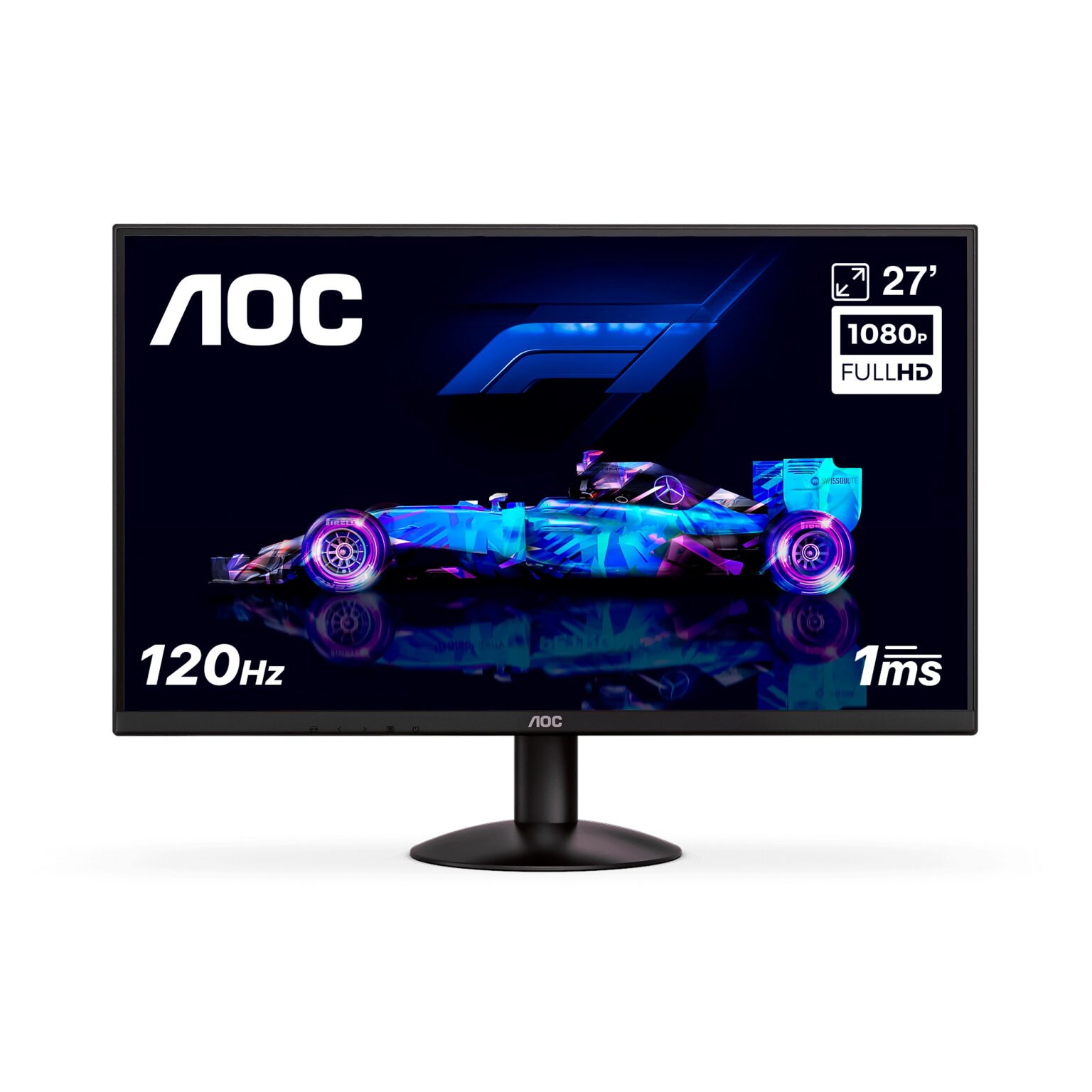 Monitor AOC de 27 pulgadas con cable HDMI incluido en República Dominicana