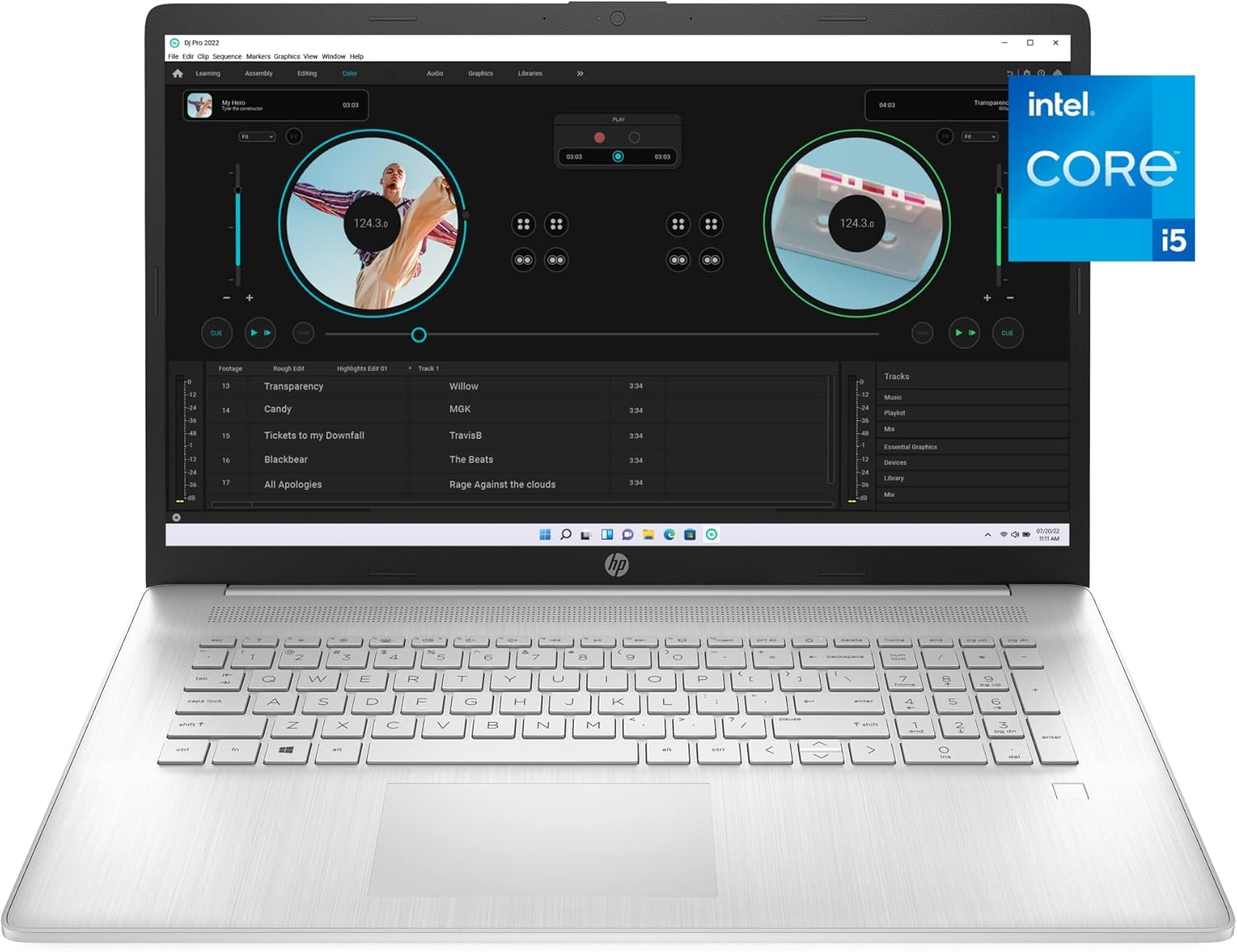 Laptop HP 17" con procesador Intel Core i5, 8GB RAM y SSD 256GB en República Dominicana