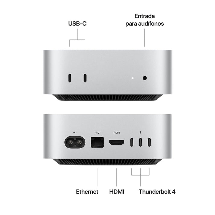 Mac Mini M4 con almacenamiento de 256GB y 512GB, nuevo y sellado en República Dominicana