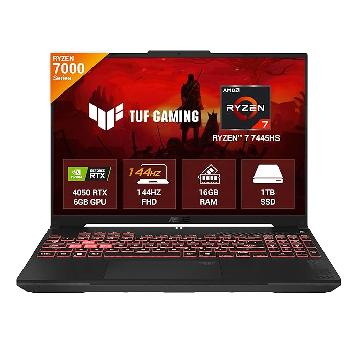 Asus TUF A16 con Ryzen 7 y tarjeta gráfica RTX 4050