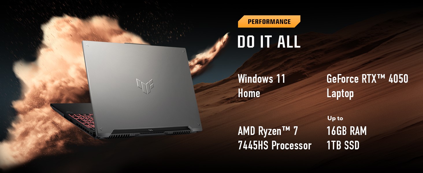 Asus TUF A16 con Ryzen 7 y tarjeta gráfica RTX 4050 en República Dominicana