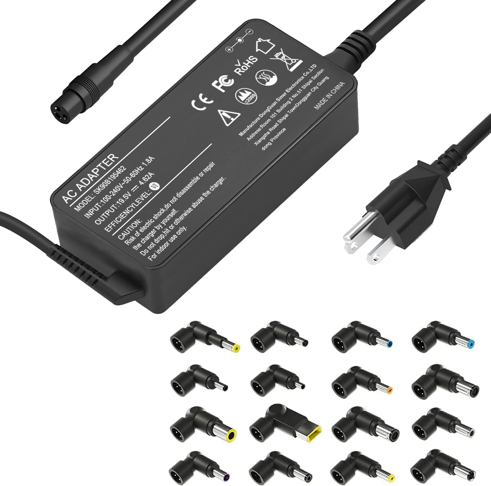 Fuentes y cargadores para laptop compatibles con Dell, HP, Lenovo, Acer y Mac