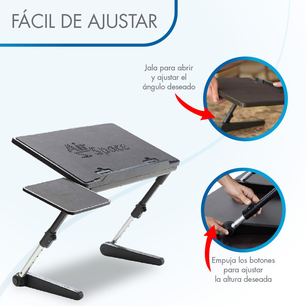 Escritorio portátil plegable para laptop Air Spa, cómodo y ergonómico
