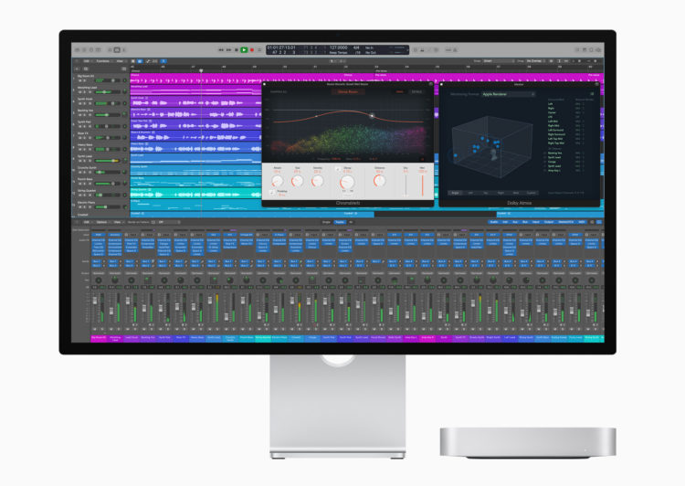 Mac Mini con procesador Intel Core i7, perfecto para edición y producción musical