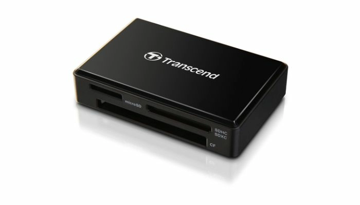Lector de tarjetas Transcend con conexión USB 3.0 rápida en República Dominicana