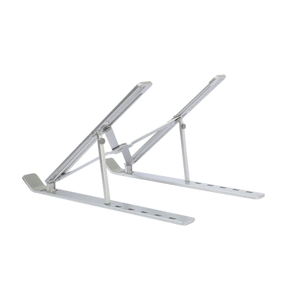 Soporte Metálico Ajustable para Laptop y Tablet con Rotación 360°