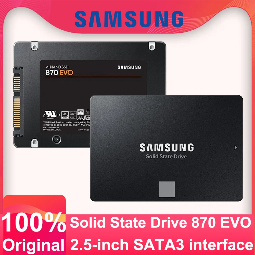 Unidad SSD Samsung 870 Evo 1TB 2.5" Sellada y Nueva en República Dominicana