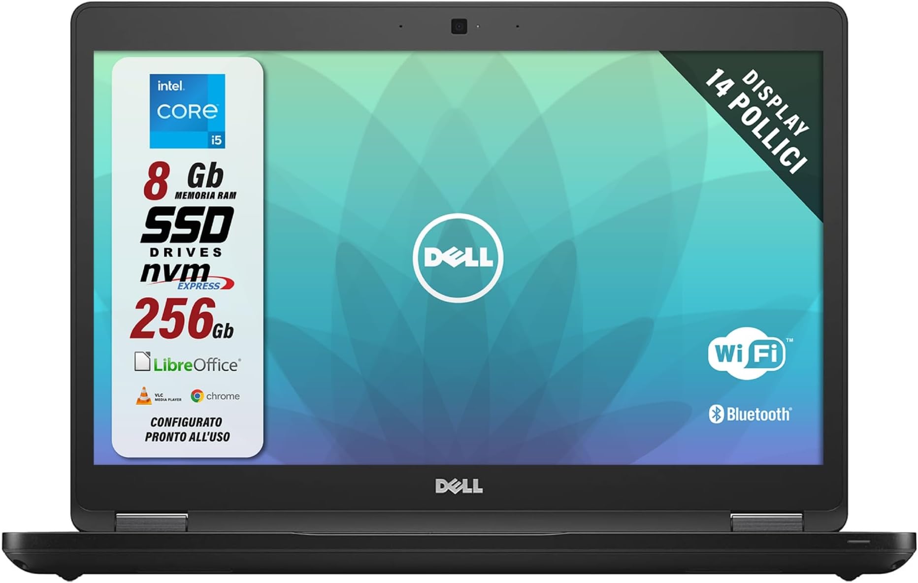 Dell Latitude 5480 con procesador i5 y almacenamiento SSD de 256GB