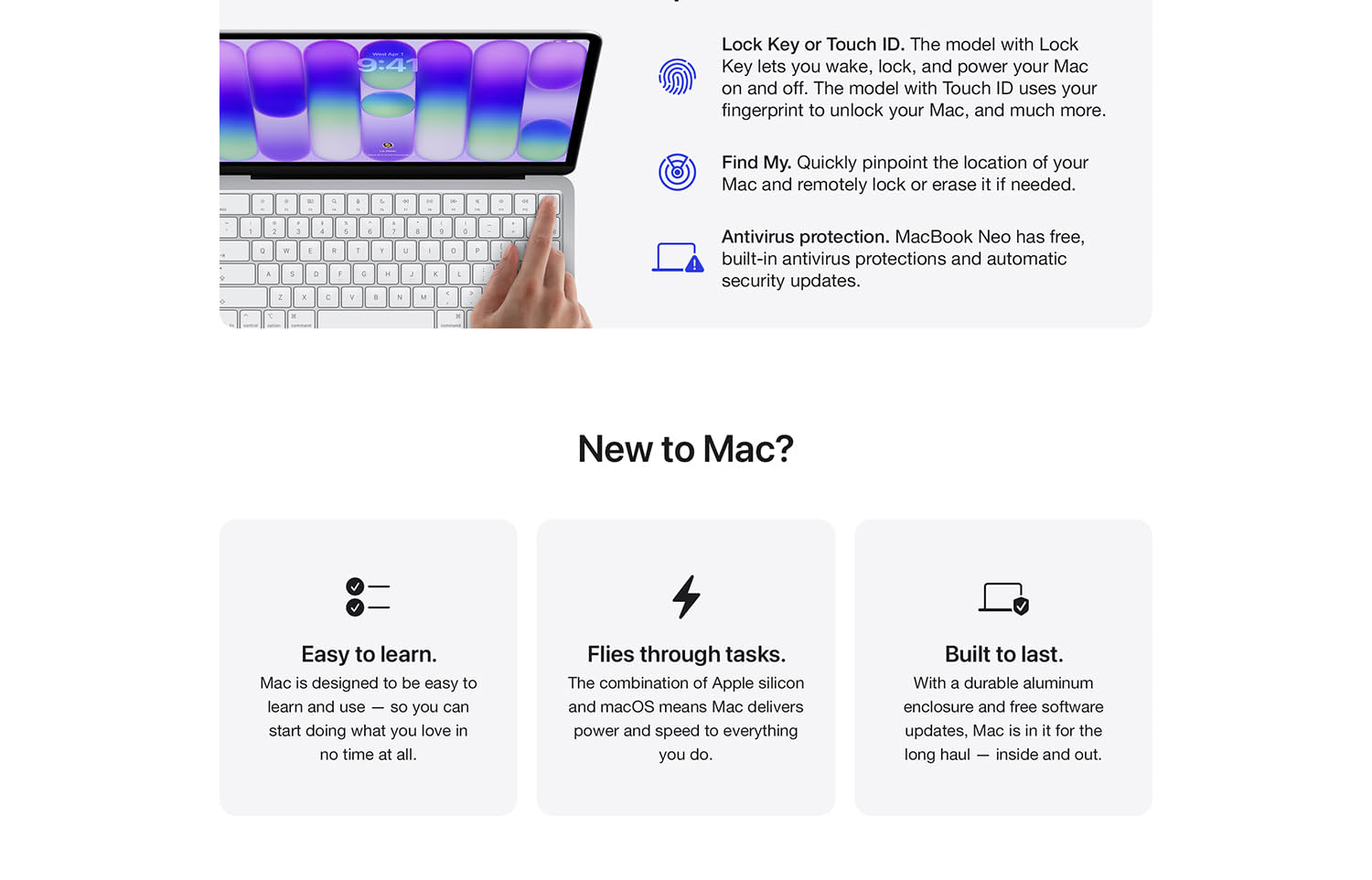 MacBook Neo 13.6" con almacenamiento 256GB y 512GB, modelo 2026 en República Dominicana