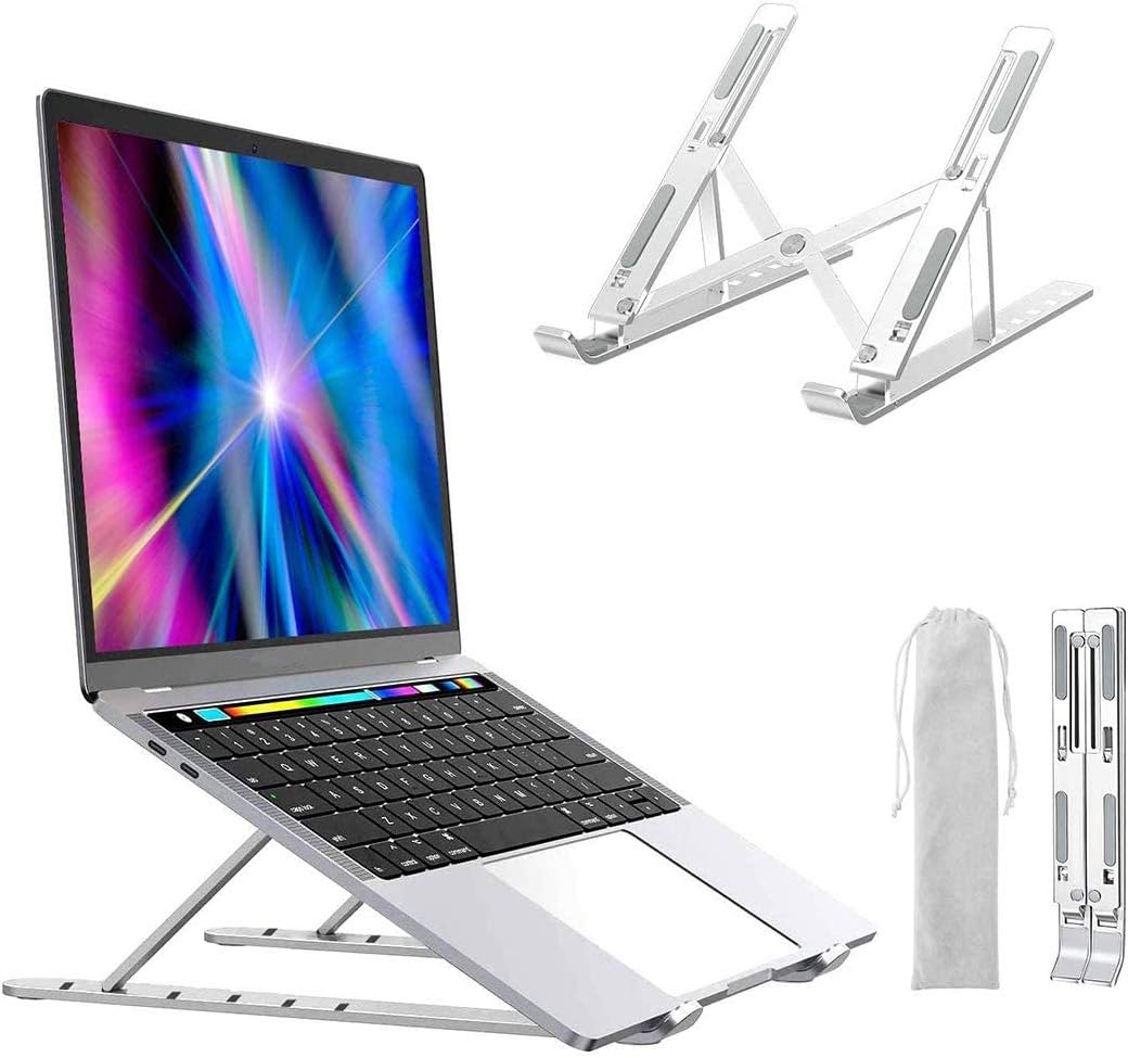 Soporte Ajustable para Laptop y Tablet, Compatible con iPad, Negro en República Dominicana