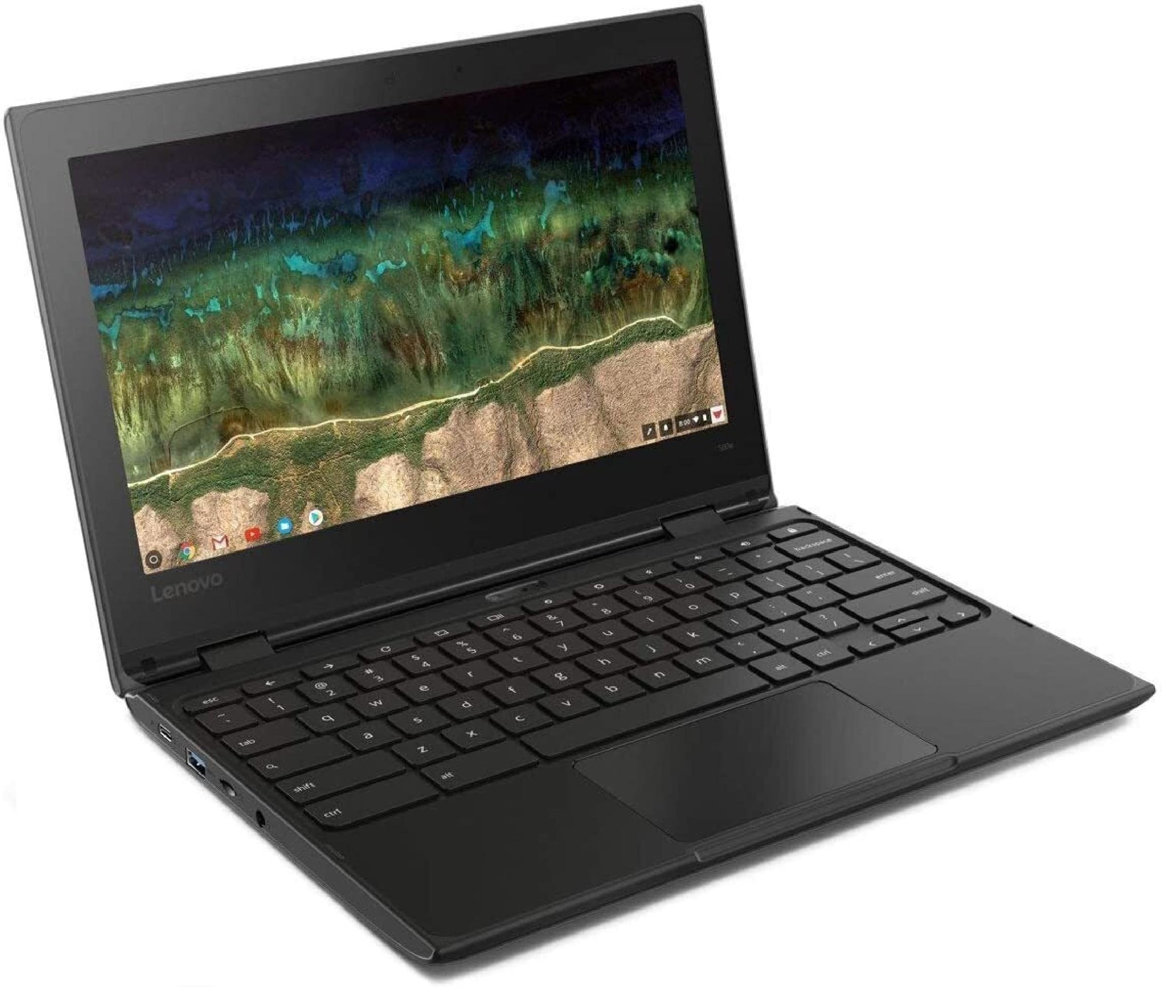 Chromebook Lenovo 100e con procesador Celeron 6ª Gen, 32GB SSD y 4GB RAM, diseño cómodo y práctico en República Dominicana