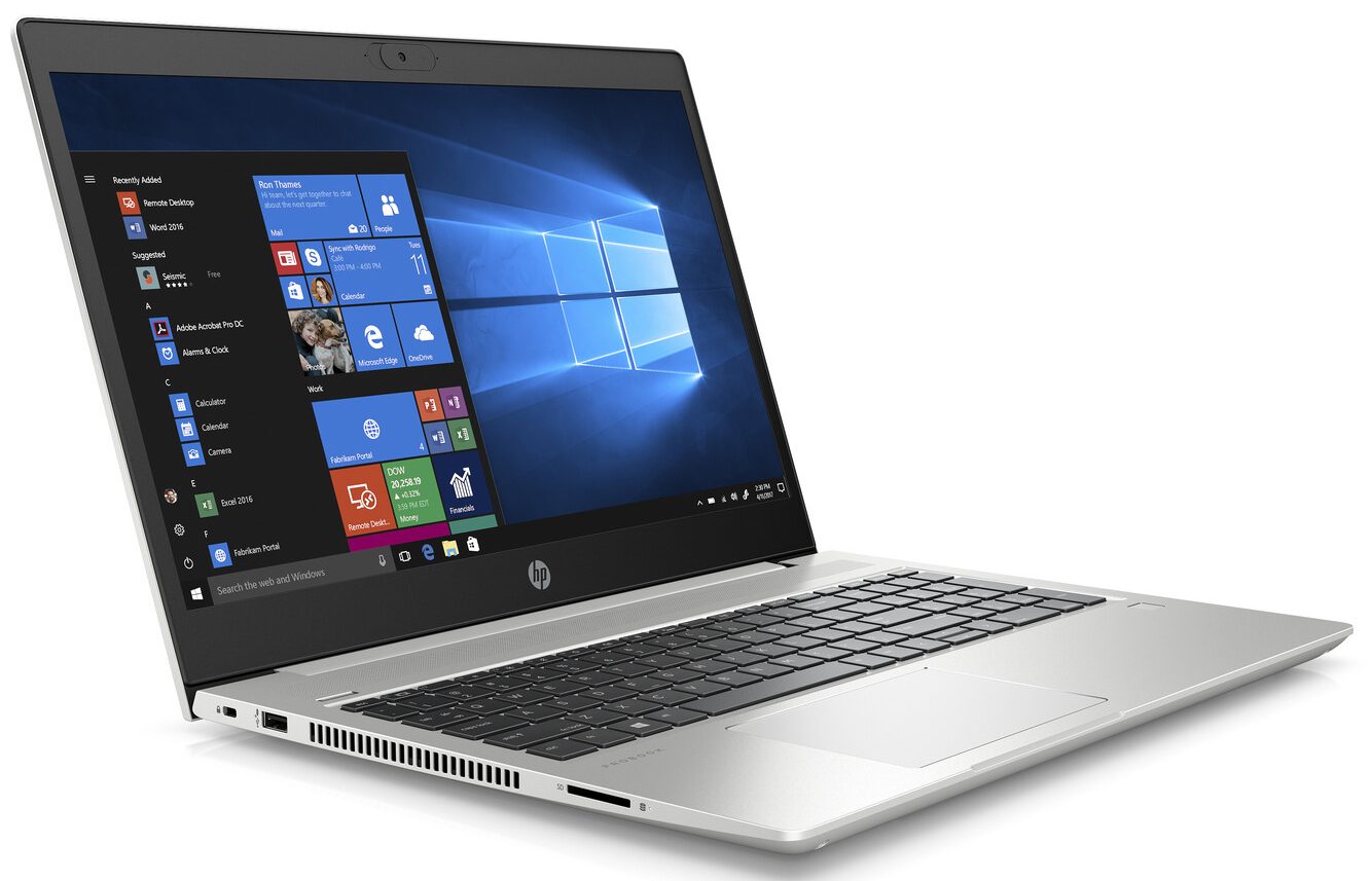 HP ProBook 455 G7 con procesador Ryzen 5, 8GB RAM y almacenamiento SSD de 256GB en República Dominicana