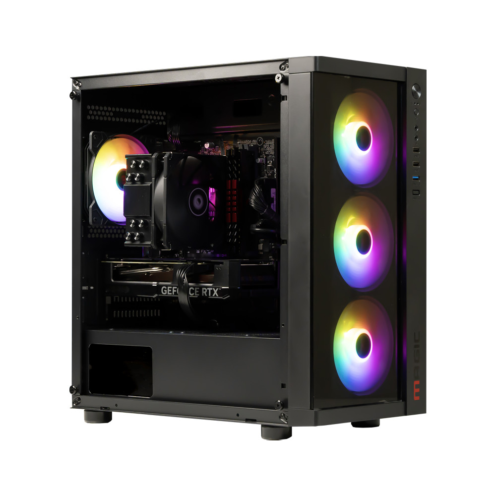 PC para videojuegos con tarjeta RX 6600 8GB, 16GB RAM y SSD NVMe en República Dominicana