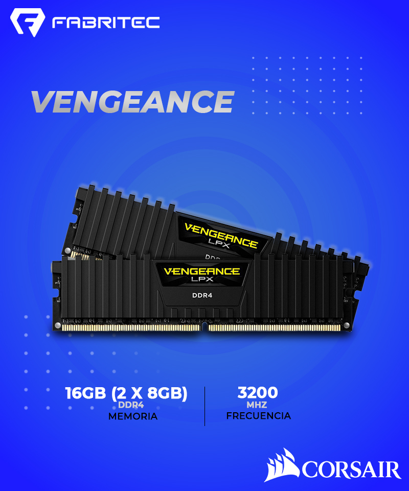 Memoria RAM Corsair Vengeance RGB Pro 16GB (2x8GB) 3600MHz Blanca