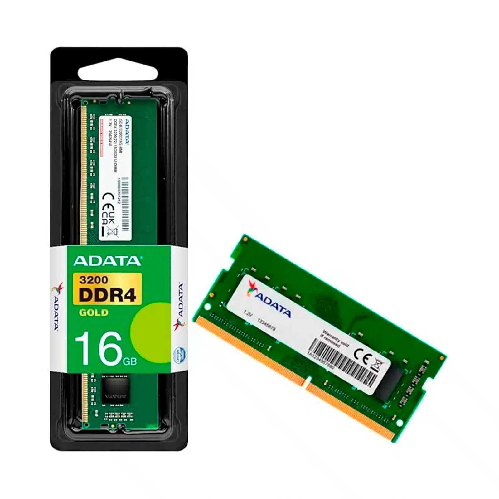 Memoria RAM DDR4 de 16 GB compatible con sistemas ACCER en República Dominicana