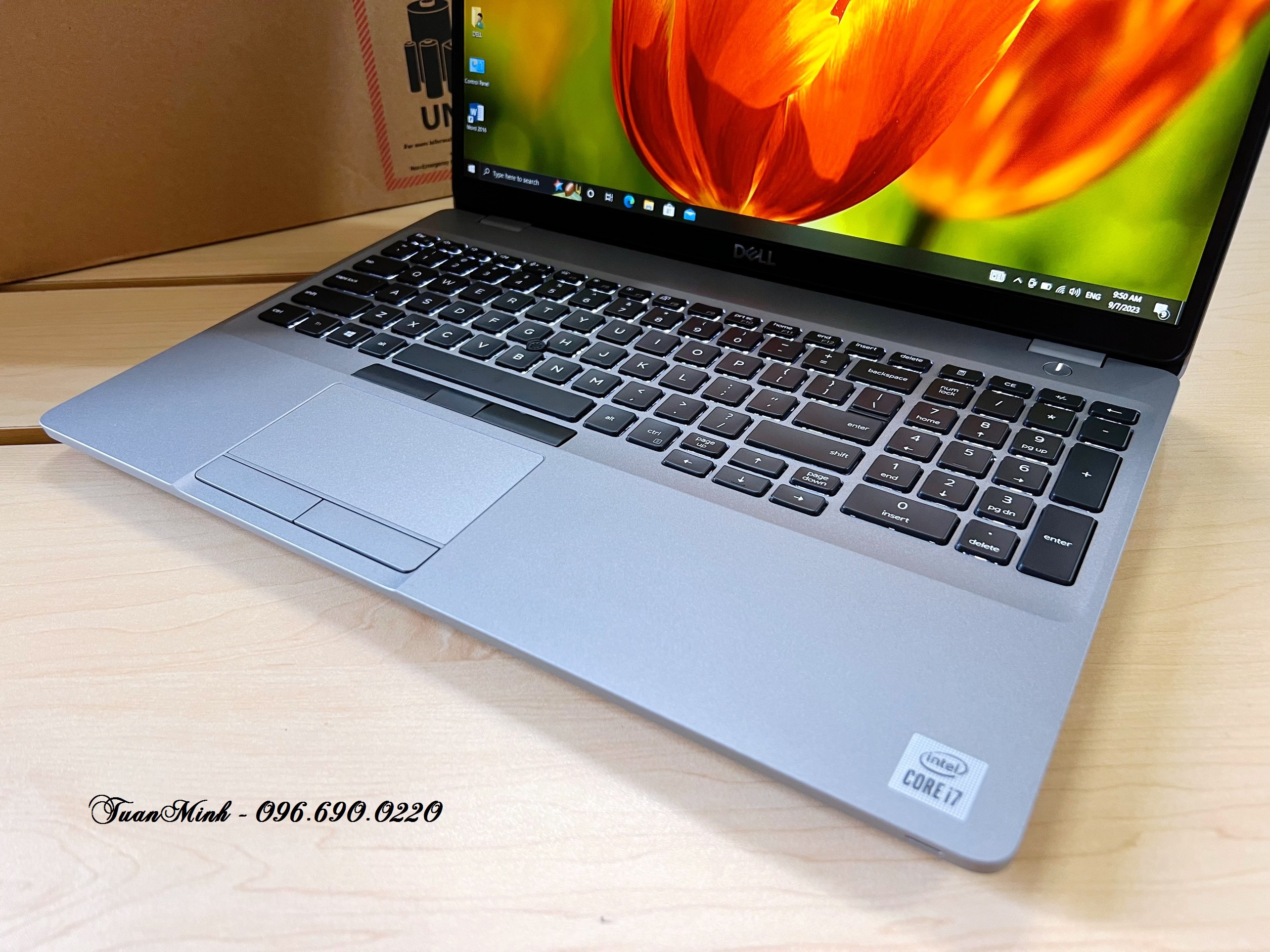 Laptop Dell Precision 3551 con Intel i7, 8GB RAM y SSD 256GB, tarjeta gráfica NVIDIA