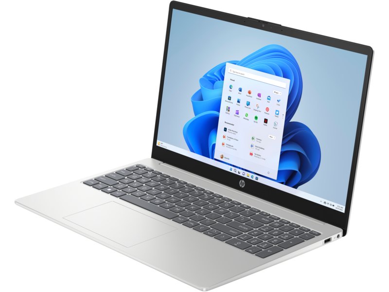 Laptop HP Notebook 15FC0033CA en Plata Natural – Potente y Compacta en República Dominicana
