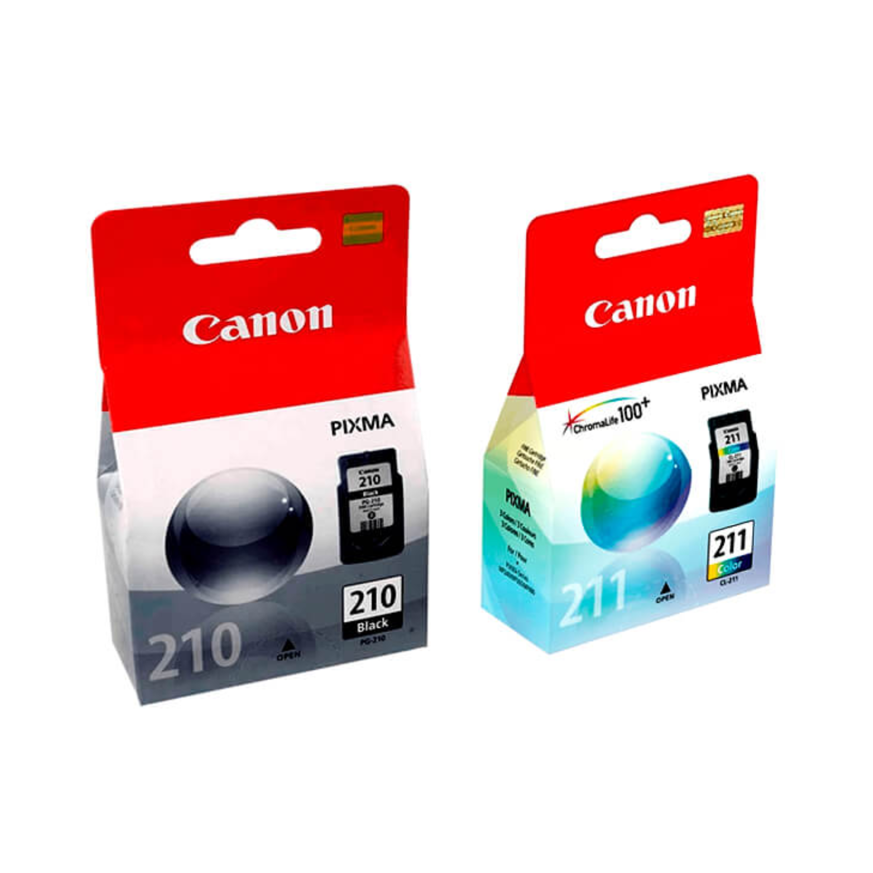 Cartuchos Originales Canon PG-210 y CL-211 Negro y Color en República Dominicana