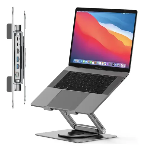 Base de conexión USB-C con soporte para laptop en República Dominicana